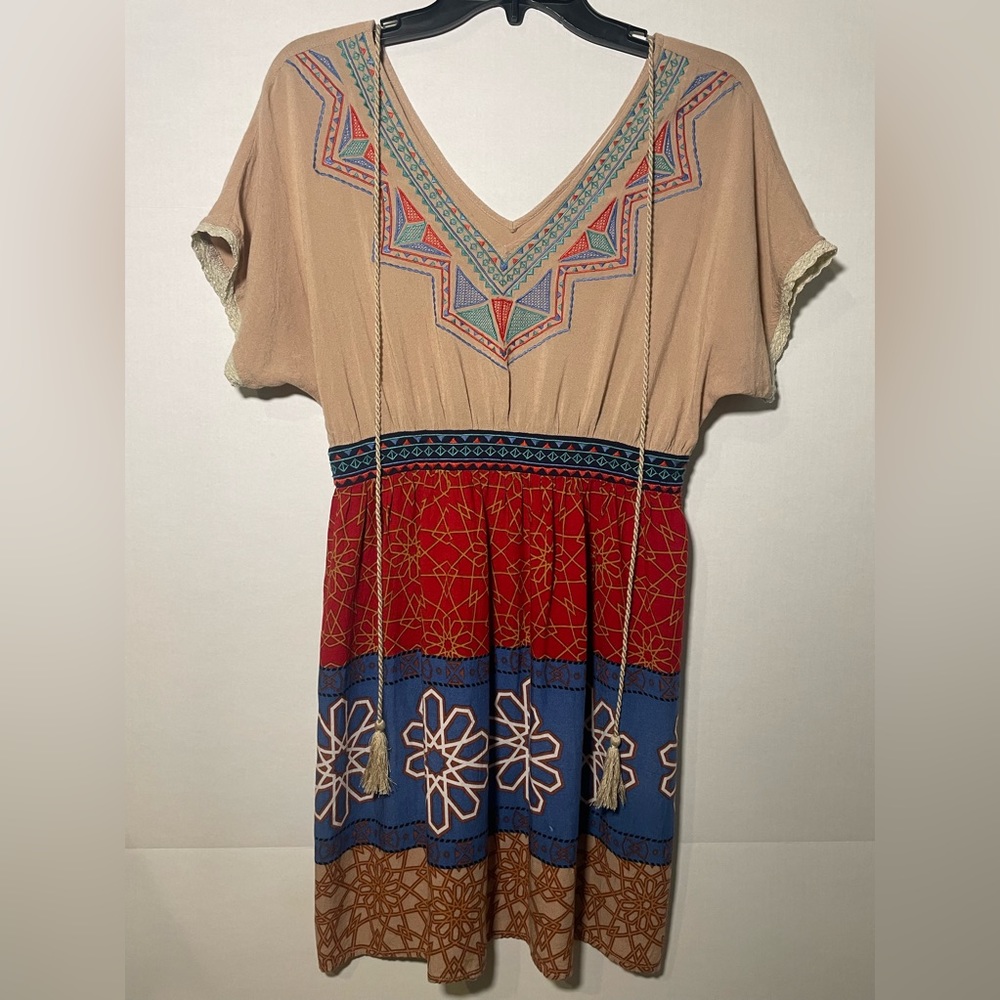Flying Tomato Boho Dress‎ Size Medium